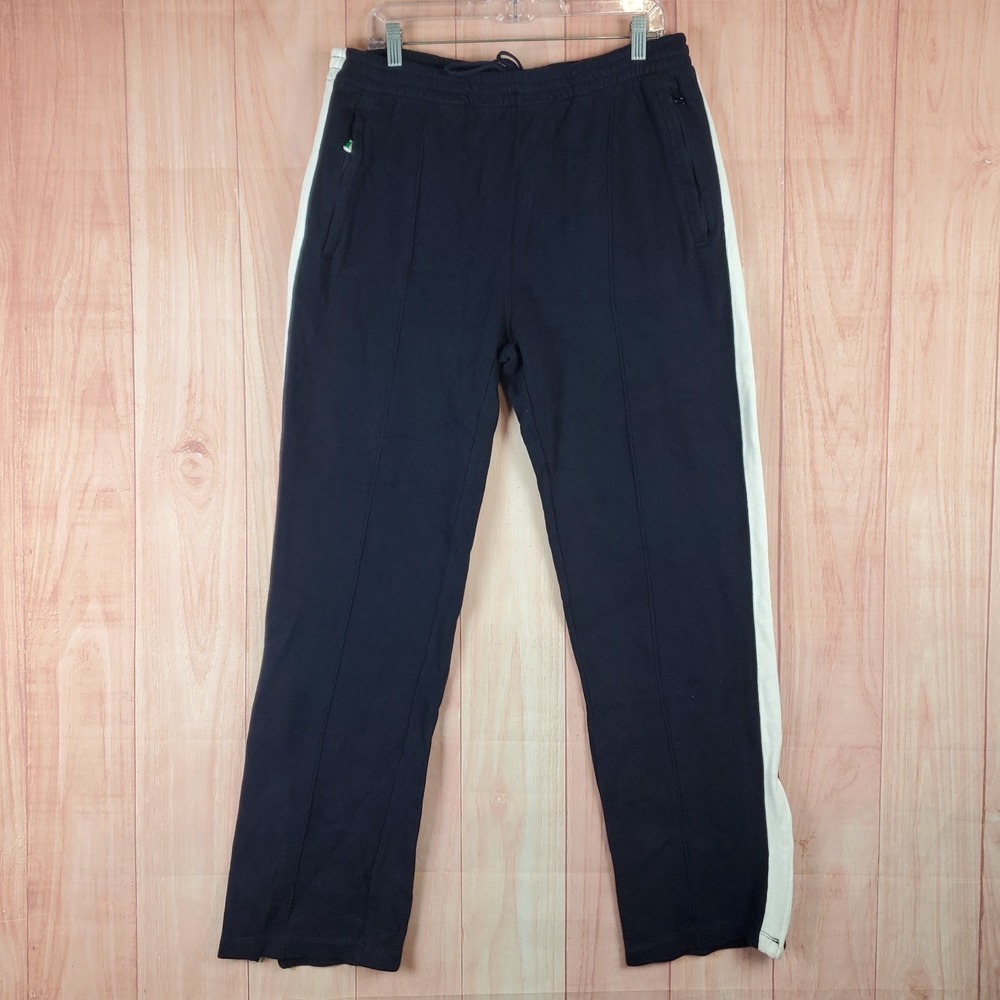 Polo Ralph Lauren Track Pants Men Large Navy‎ Blue Striped Straight Sweatpants